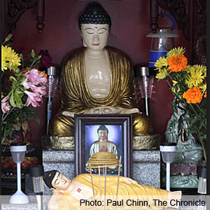 Buddha Seems to Bring Tranquility to Oakland Neighborhood (VIDEO)