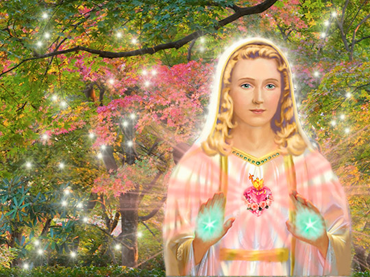 Mother Mary Takes us on a Sacred Journey  to a Venusian Garden