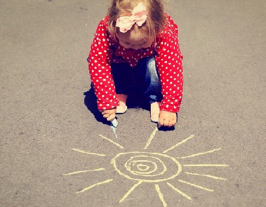 Having Fun With Chalk!