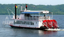 Pearl of the Lake Paddle Wheel Boat on Lake Pepin