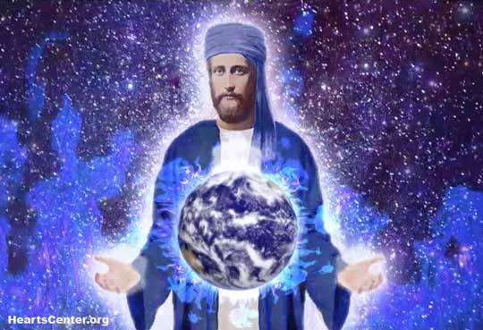 El Morya blessing the earth Darshan